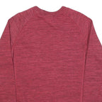 CHAMPION Mens Red S Crew Neck Sweatshirt Cotton Blend Pullover Lightweight