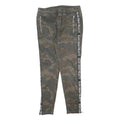 BLACK SQUAD Mens Cotton Blend Slim Camouflage Trousers W30 L28 Side Zip Pockets