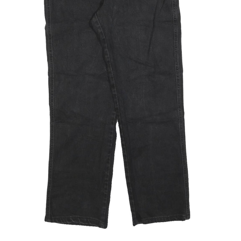 LEE Womens Relaxed Black Denim Jeans Cotton Blend W30 L30 Comfortable Casual