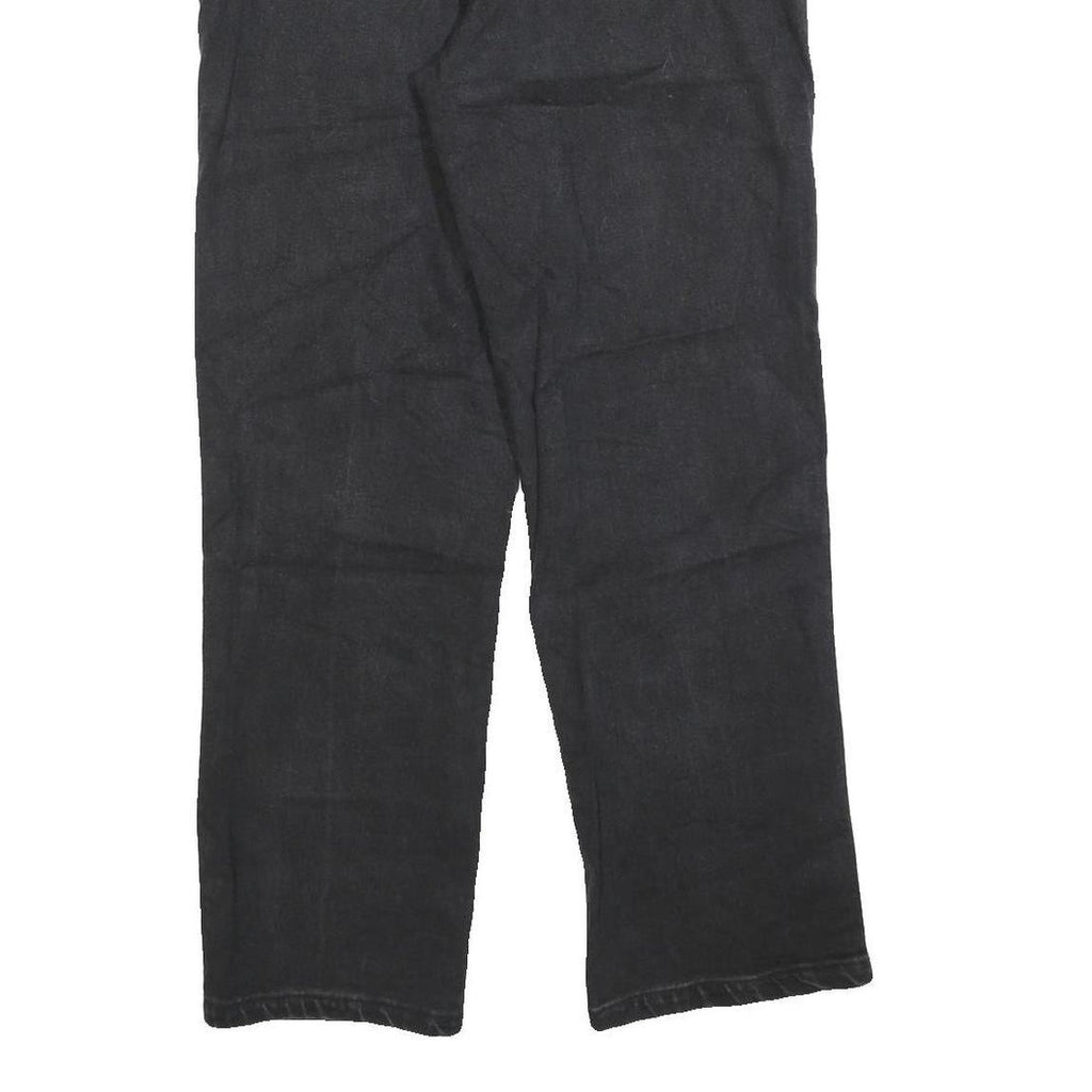 LEE Womens Relaxed Black Denim Jeans Cotton Blend W30 L30 Comfortable Casual