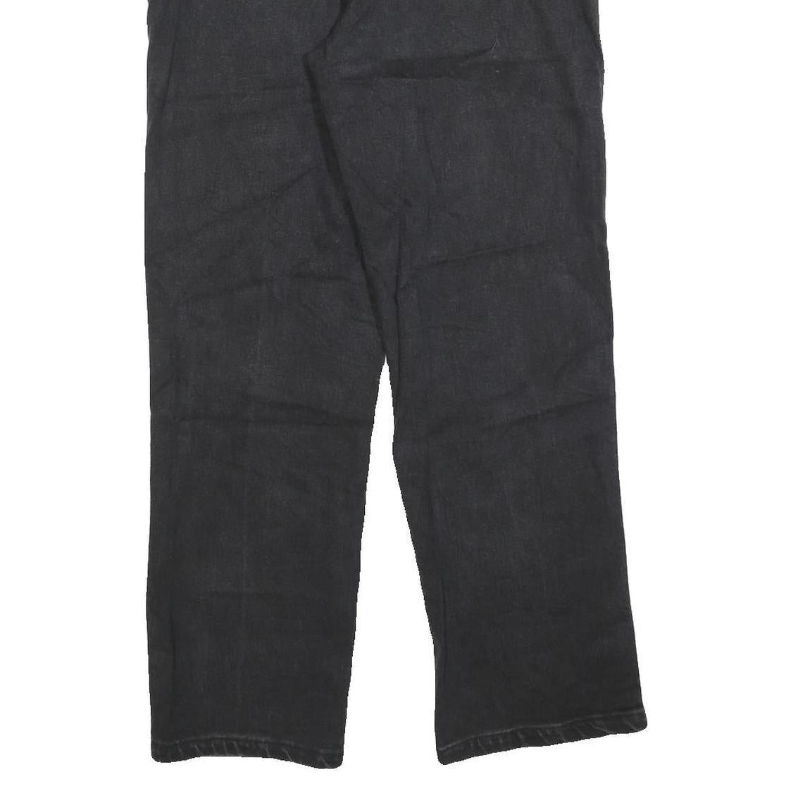 LEE Womens Relaxed Black Denim Jeans Cotton Blend W30 L30 Comfortable Casual