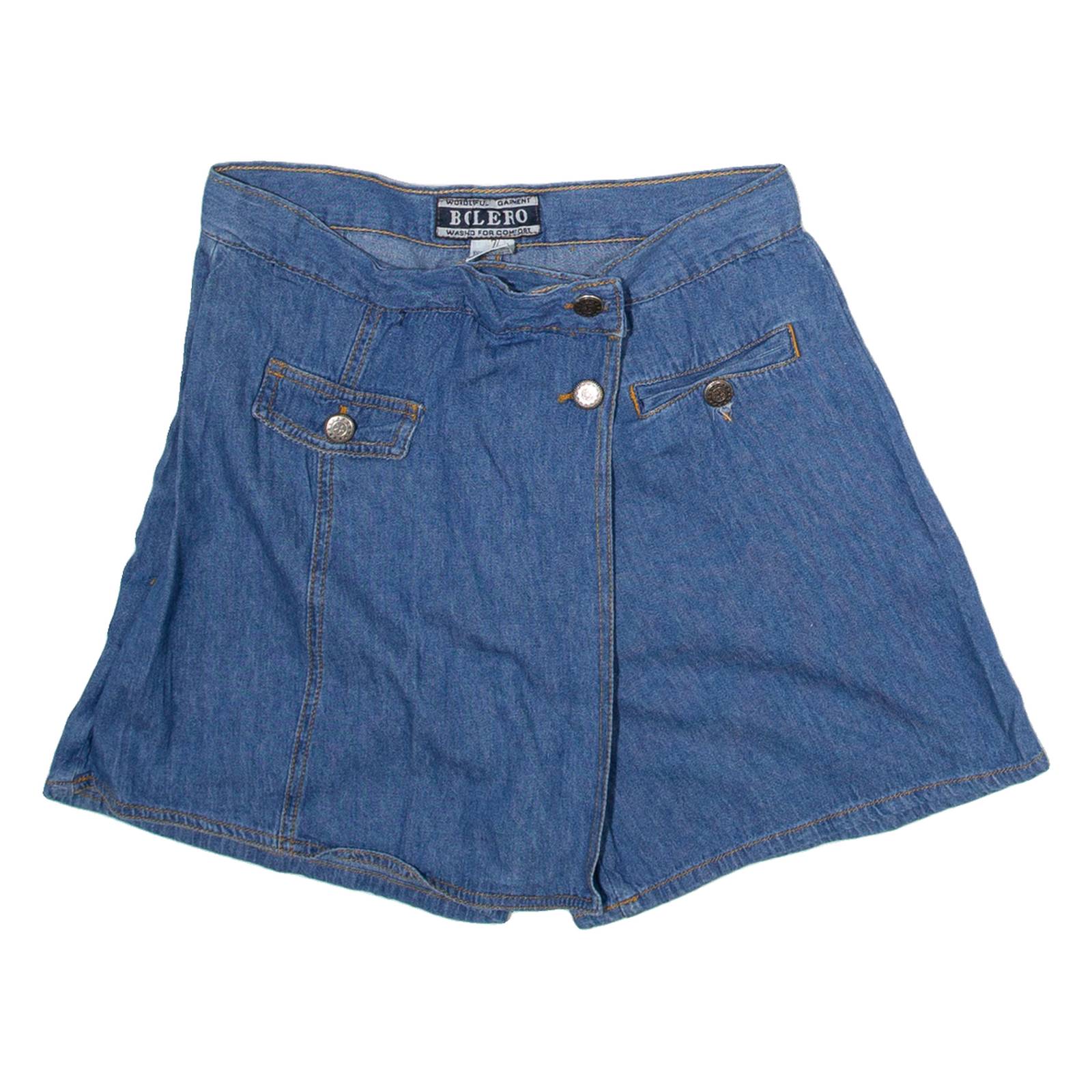 BOLERO Womens Casual Shorts Blue M W28