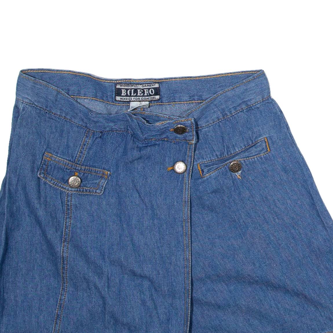 BOLERO Womens Casual Shorts Blue M W28