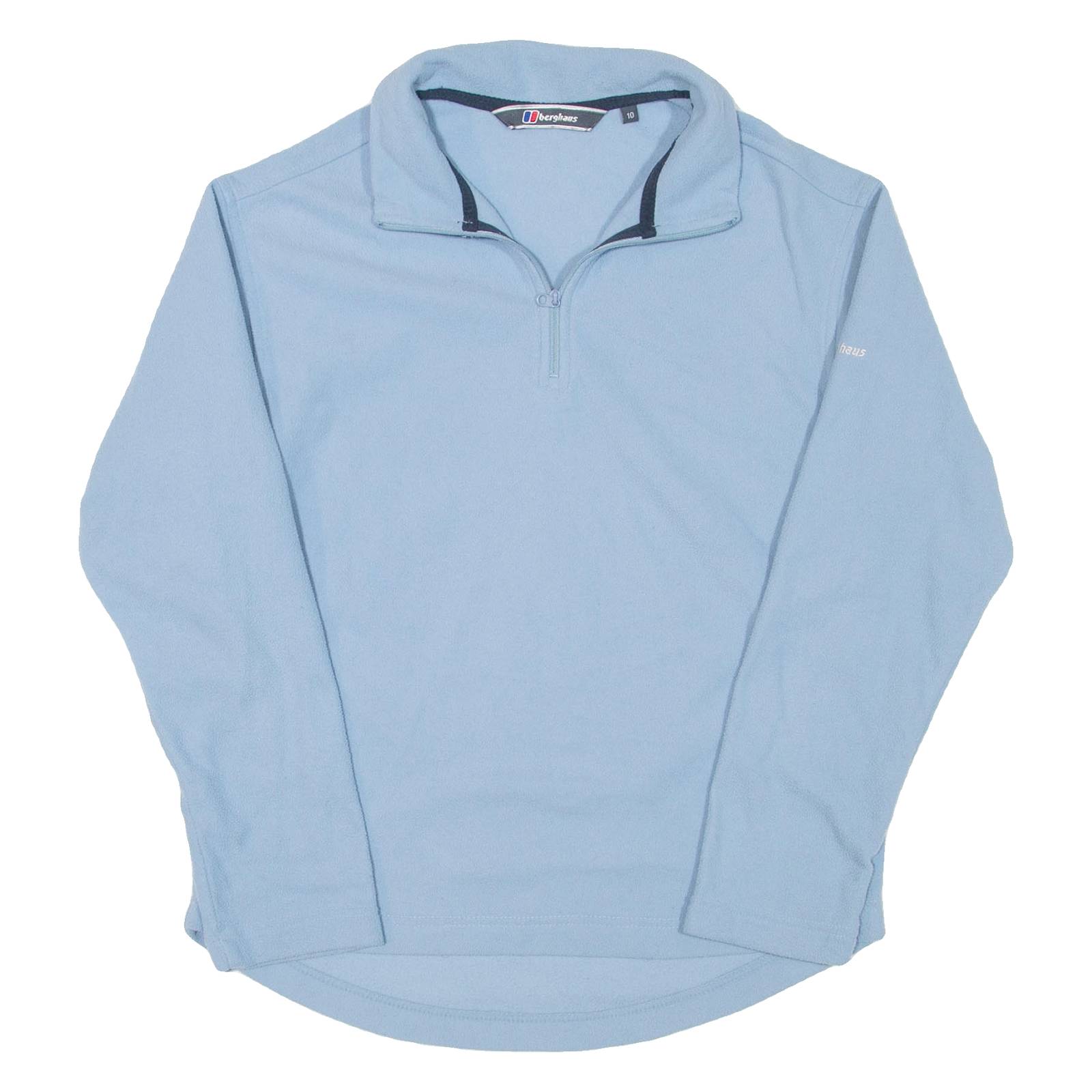 BERGHAUS Womens Fleece Blue 1/4 Zip UK 10