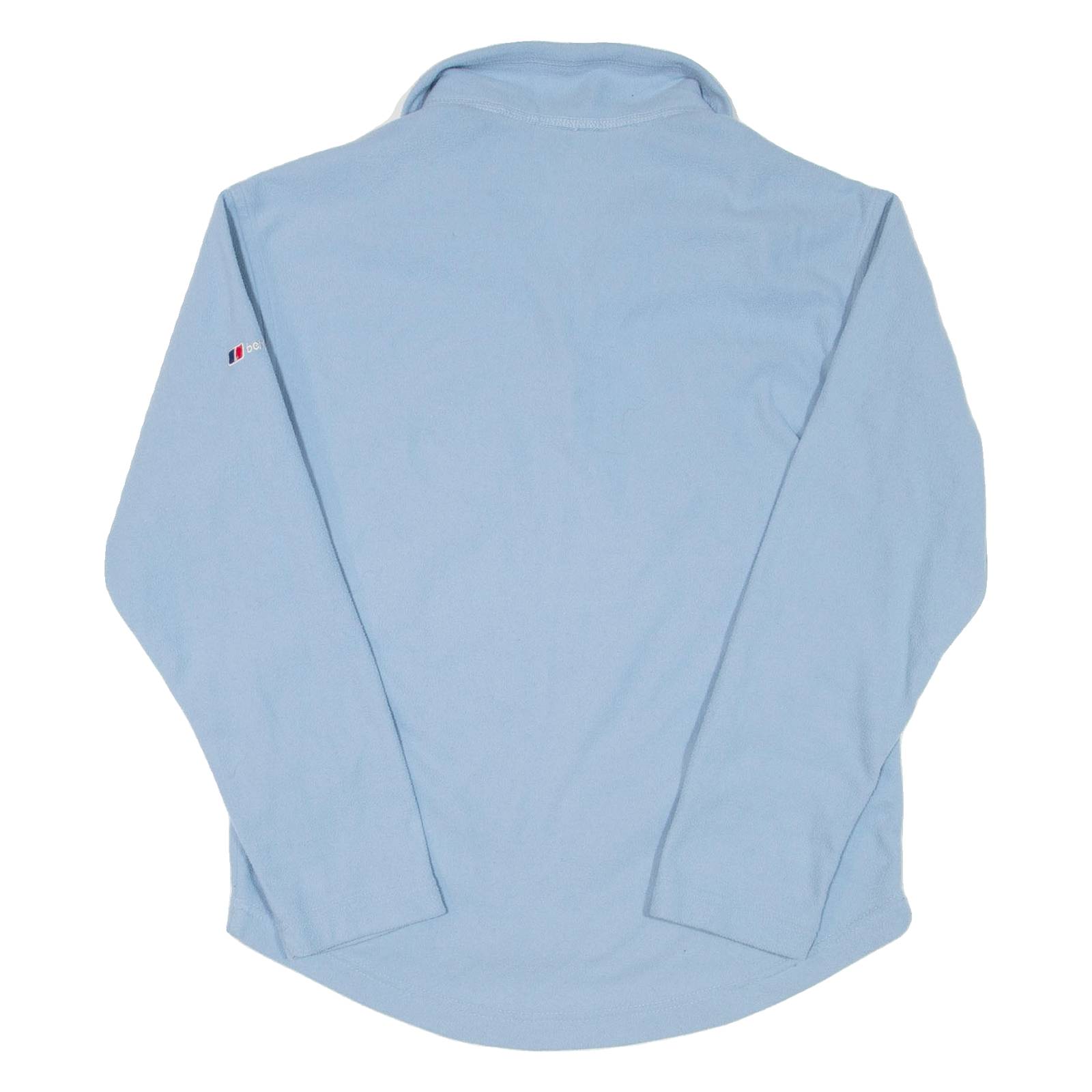 BERGHAUS Womens Fleece Blue 1/4 Zip UK 10