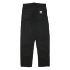 CARHARTT WIP Womens Black Regular Fit Straight Leg Trousers W28 L27 Cotton Blend