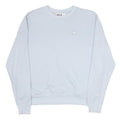 FILA Womens White Crew Neck M Sweatshirt Cotton Blend Casual Pullover