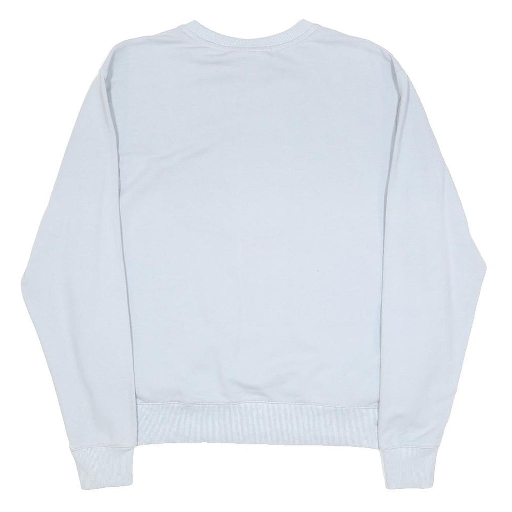 FILA Womens White Crew Neck M Sweatshirt Cotton Blend Casual Pullover
