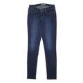 LEVI'S 711 Womens Jeans Blue Slim Skinny Denim Raw W28 L31 Stretch Classic