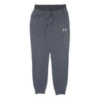 UNDER ARMOUR Mens Joggers Grey Cotton Blend Slim Tapered M W28 L30 Sportswear