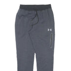 UNDER ARMOUR Mens Joggers Grey Cotton Blend Slim Tapered M W28 L30 Sportswear