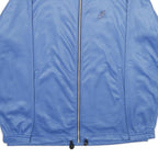 ASICS Mens Blue Jacket M Polyester Plain Zip Casual Sportswear Lightweight