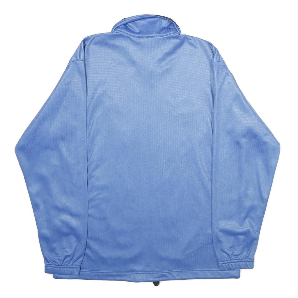 ASICS Mens Blue Jacket M Polyester Plain Zip Casual Sportswear Lightweight