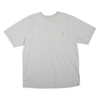 CARHARTT Mens Grey Pocket T-Shirt XL Short Sleeve Crew Neck Workwear