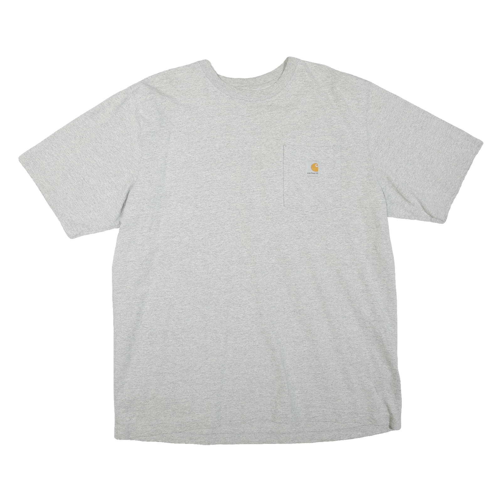 CARHARTT Mens Grey Pocket T-Shirt XL Short Sleeve Crew Neck Workwear