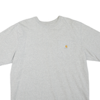 CARHARTT Mens Grey Pocket T-Shirt XL Short Sleeve Crew Neck Workwear