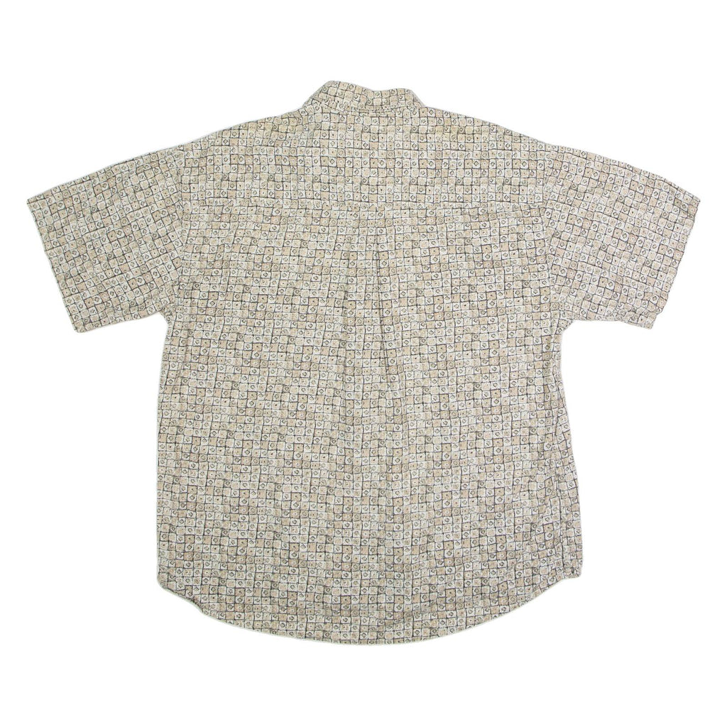 CROSSINGS Mens Shirt Beige 90s XL