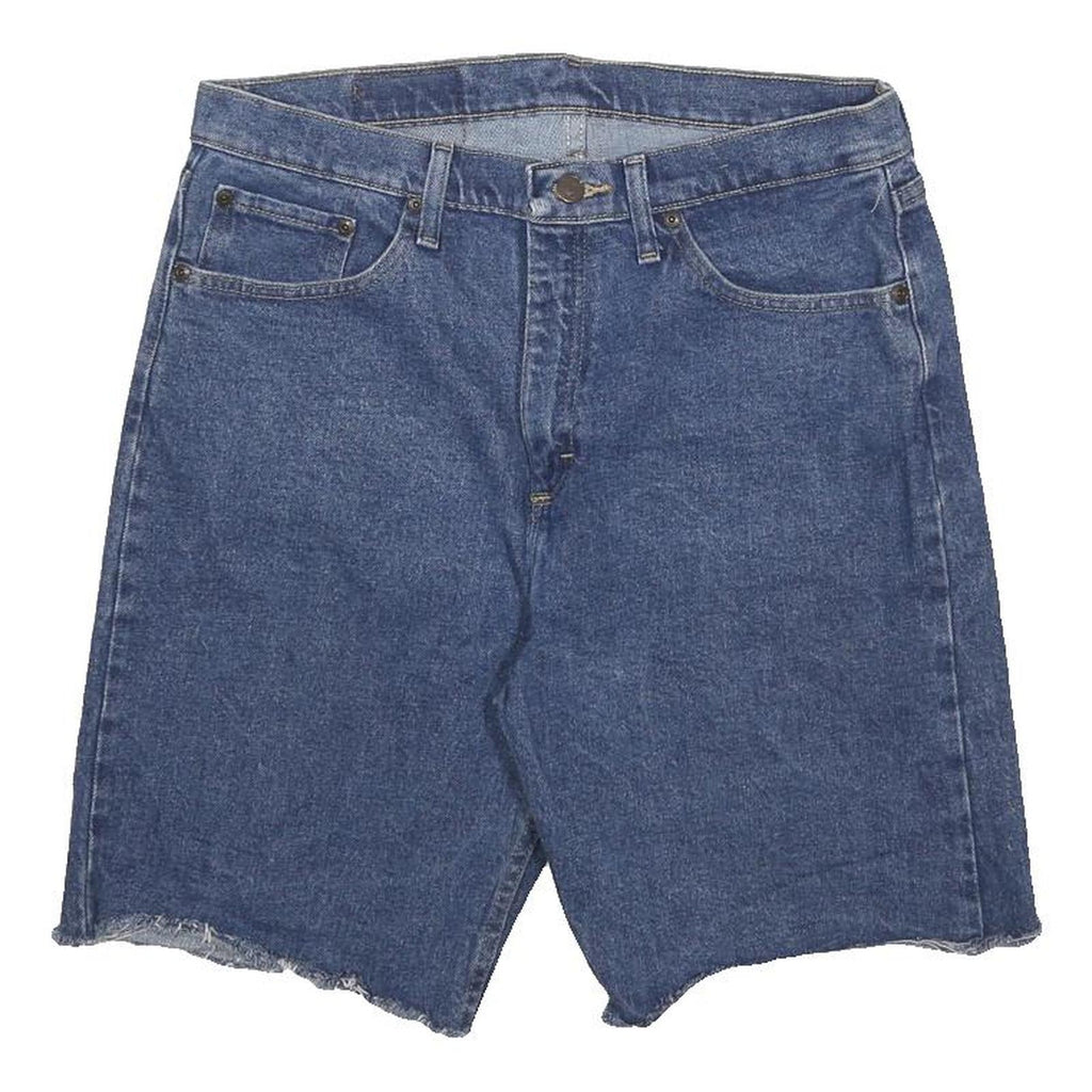 WRANGLER Mens Denim Blue Casual Cut-Off Shorts M W33 Stylish Comfortable