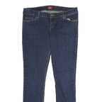 DICKIES Womens Regular Fit Straight Denim Jeans Blue Cotton Blend W34 L32