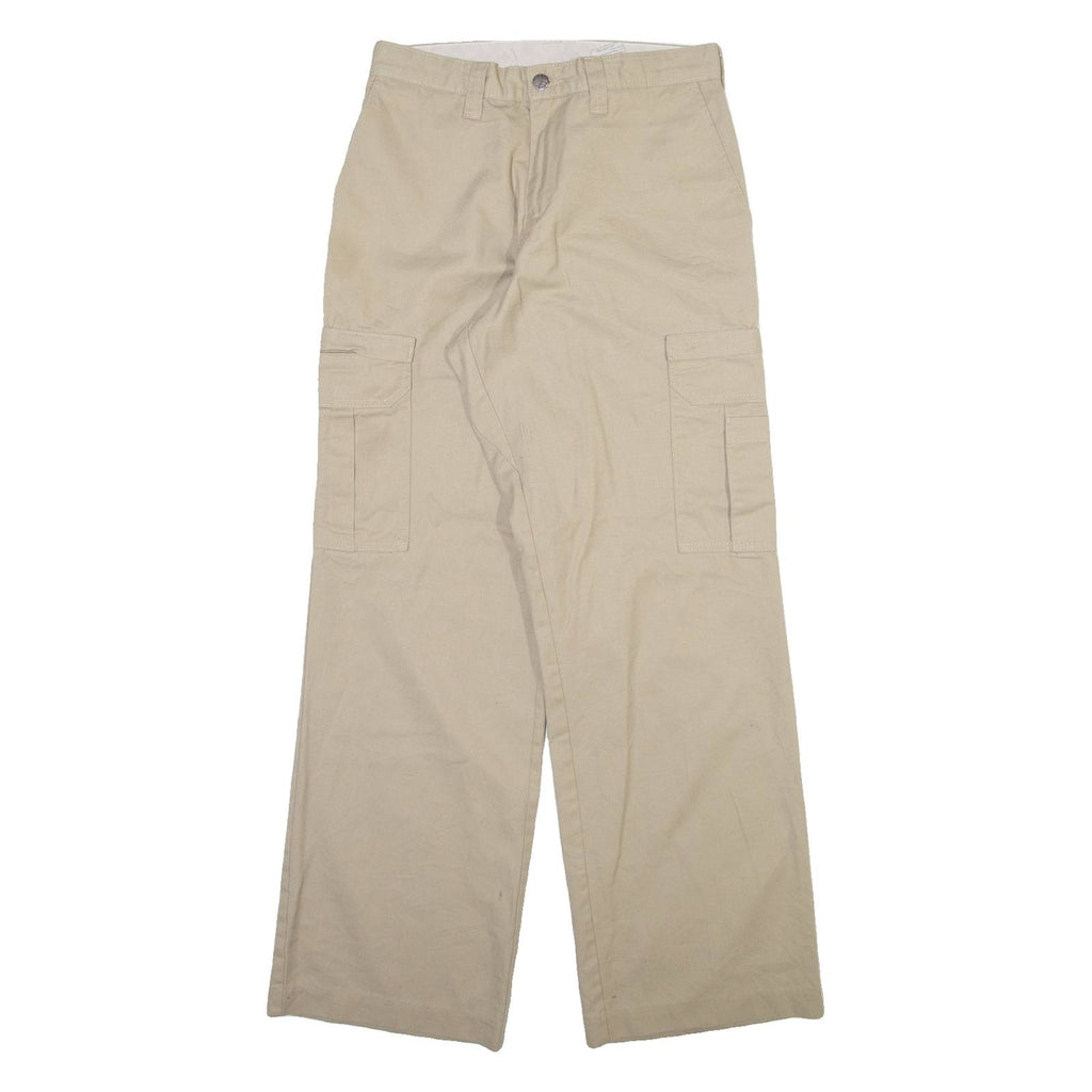 DICKIES Cargo Mens Trousers Beige Regular Straight W29 L31