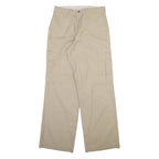 DICKIES Cargo Mens Trousers Beige Regular Straight W29 L31