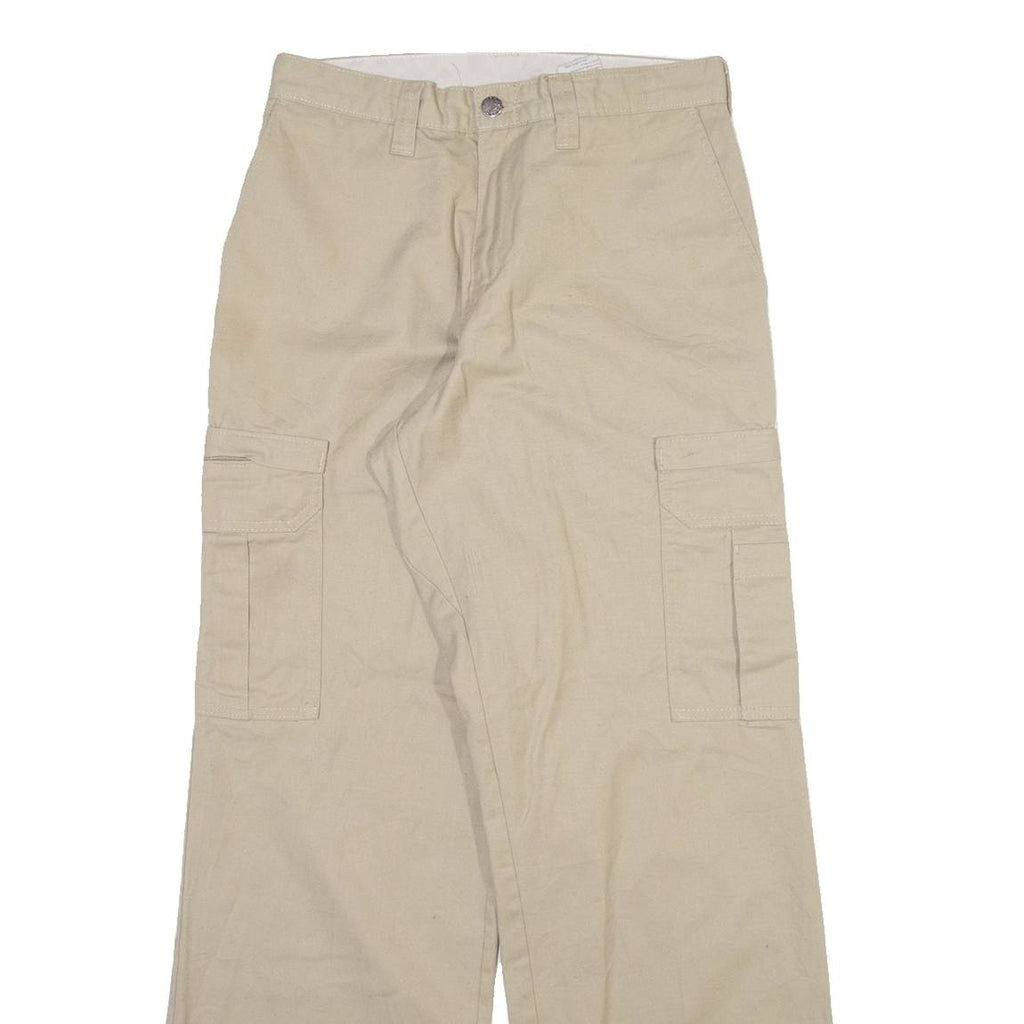 DICKIES Cargo Mens Trousers Beige Regular Straight W29 L31