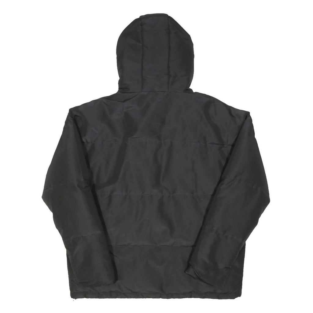ELLESSE Womens Black Zip Hooded Jacket UK 12 Polyester Blend Casual Outerwear