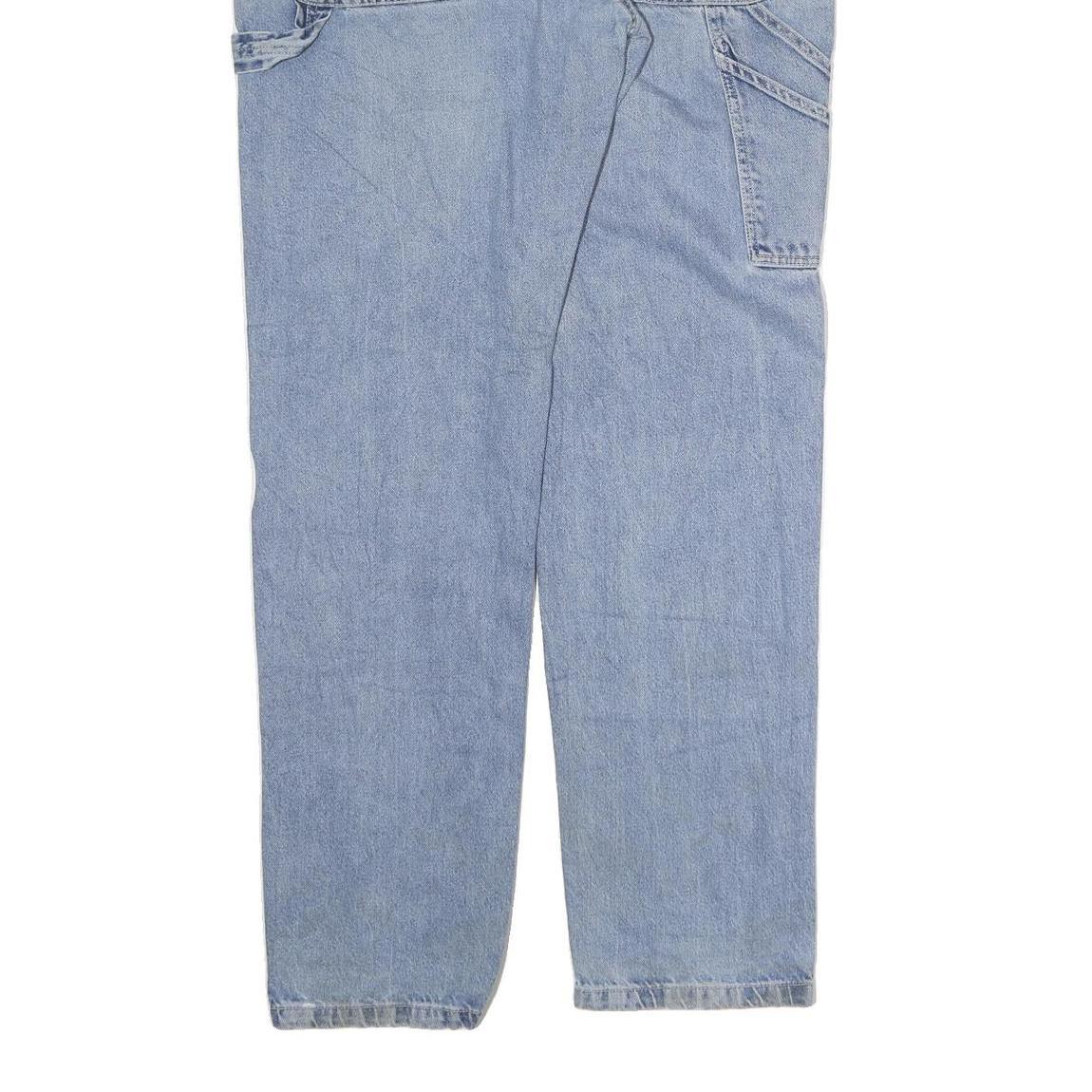 DICKIES Mens Jeans Blue Regular Straight Denim Medium W36 L33 Workwear