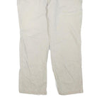 CARHARTT Mens Cotton Blend Cream Regular Fit Straight Leg Trousers W40 L30