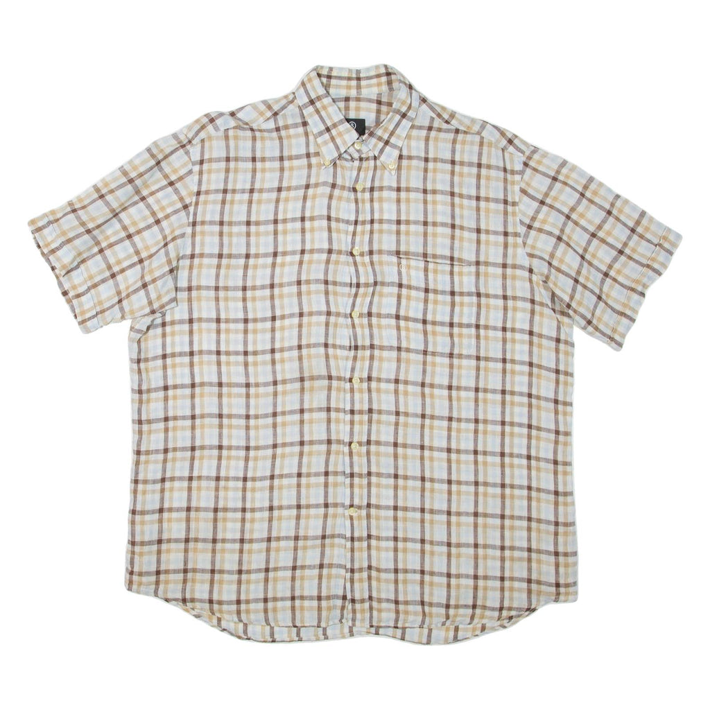 BOGNER Mens Shirt Brown Check XL