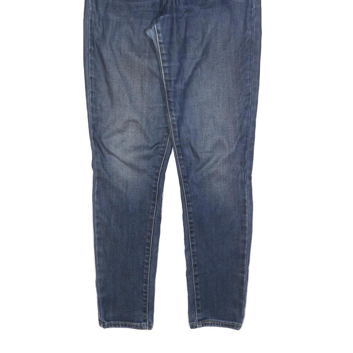 LEVI'S 721 Womens Jeans Blue Slim Skinny Denim Medium Wash W26 L28 Stretch Zip