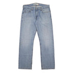 LEVI'S 514 Mens Jeans Blue Slim Straight Denim Medium W33 L30 Classic Style