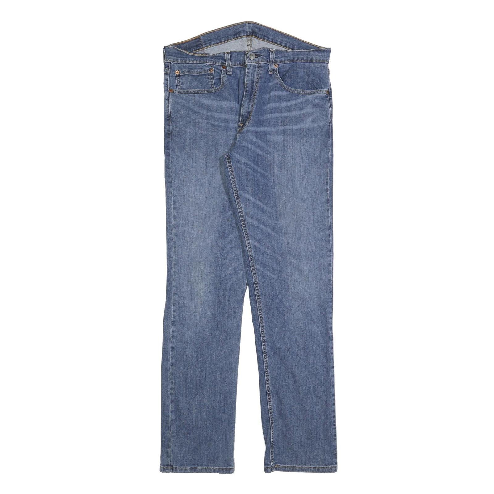 LEVI'S 559 Straight Mens Jeans Blue Relaxed Straight Denim Medium W34 L34
