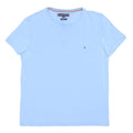 TOMMY HILFIGER Womens Blue Classic T-Shirt M Short Sleeve Crew Neck Cotton Blend