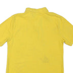 POLO RALPH LAUREN Mens Yellow Polo Shirt Short Sleeve Embroidered Logo M Cotton