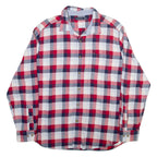 NAUTICA Mens Shirt Red Check Long Sleeve XL