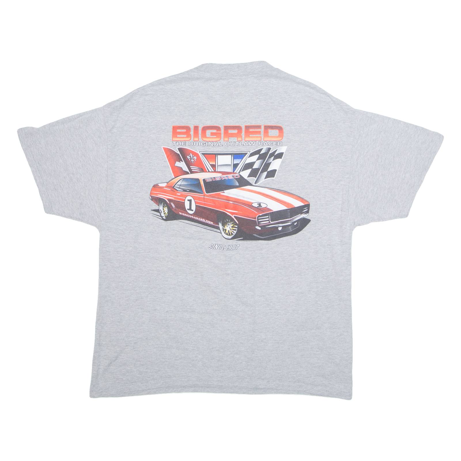 HANES Bigred Mens T-Shirt Grey USA XL