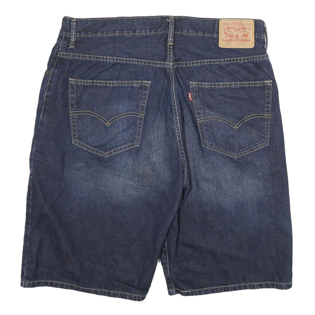 LEVI'S Mens Denim Blue Casual Shorts 2XL W36 Comfortable Cotton Blend