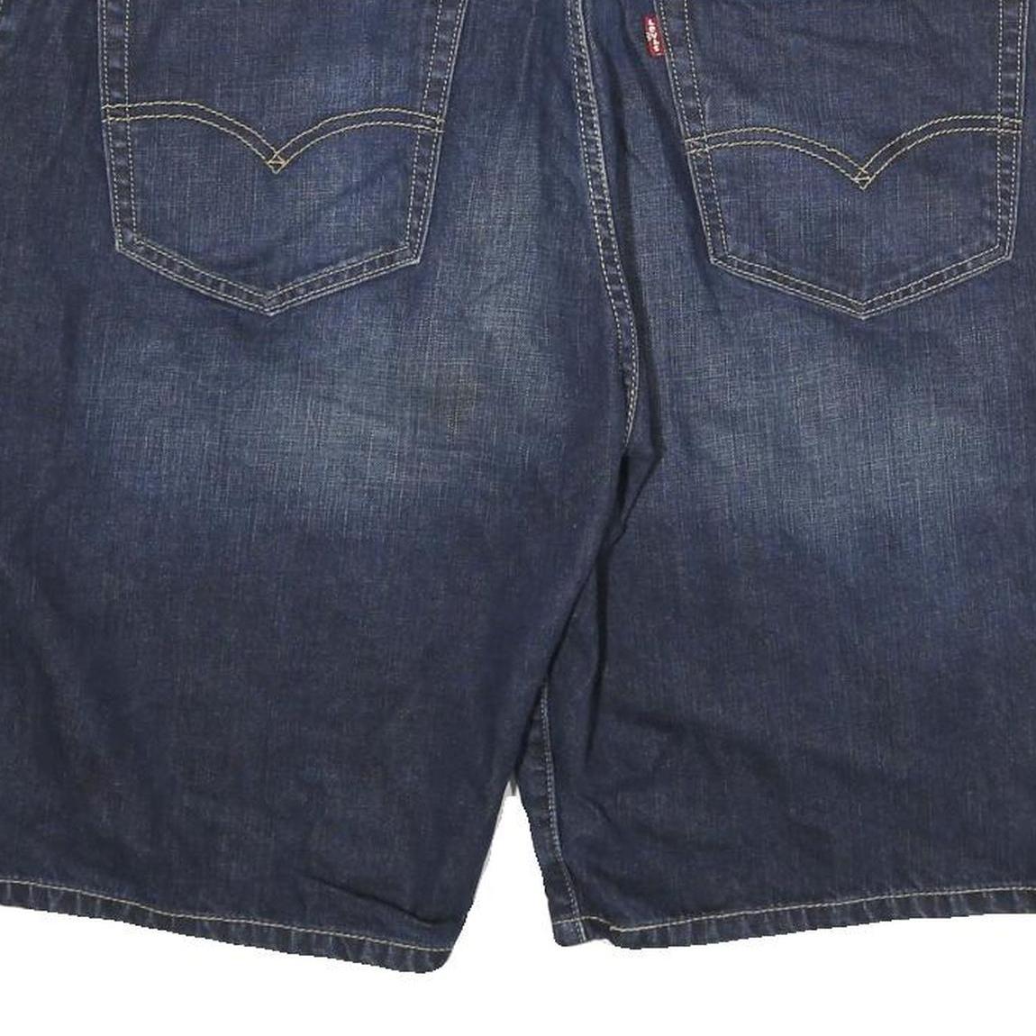 LEVI'S Mens Denim Blue Casual Shorts 2XL W36 Comfortable Cotton Blend