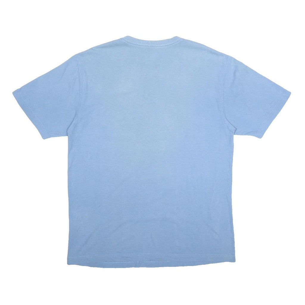 CARHARTT Mens Blue Pocket T-Shirt M Short Sleeve Crew Neck Cotton Blend