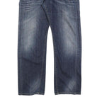 CARHARTT Mens Relaxed Blue Denim Jeans W32 L32 Workwear Casual Zip Closure