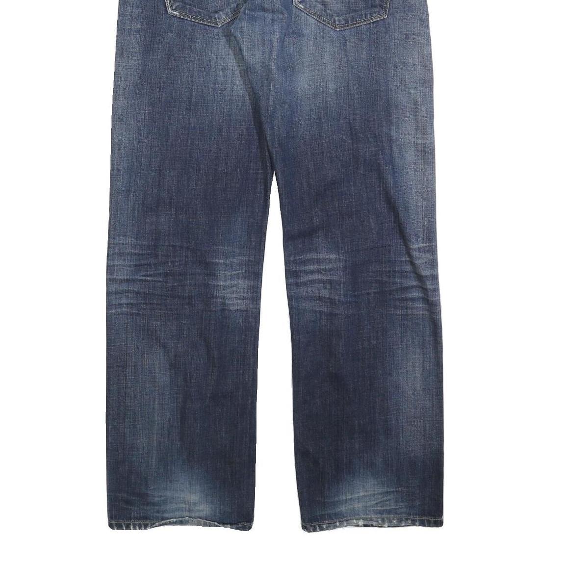 CARHARTT Mens Relaxed Blue Denim Jeans W32 L32 Workwear Casual Zip Closure