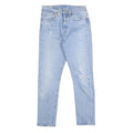 LEVI'S 501S Womens Jeans Blue Slim Skinny Denim Light W27 L28 Classic Button