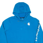 CARHARTT Relaxed Fit Mens Blue Hoodie L