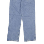 DICKIES Mens Blue Regular Straight Denim Light W30 L28 Cotton Blend Zip Jeans