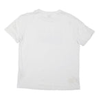EA7 EMPORIO ARMANI Boys White Logo Graphic T-Shirt L Short Sleeve Crew Neck