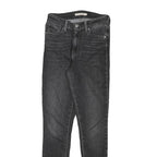 LEVI'S Womens Jeans Black Slim Skinny Denim W24 L29 Stretch Cotton Blend