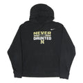 NIKE Mens Black Never Daunted Pullover Hoodie L Cotton Comfort Style