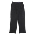 PAUL & SHARK Mens Wool Blend Black Regular Fit Straight Leg Trousers W27 L30