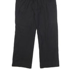 PAUL & SHARK Mens Wool Blend Black Regular Fit Straight Leg Trousers W27 L30